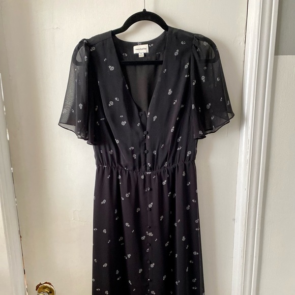 Frank and Oak chiffon midi/maxi dress - Picture 3 of 3